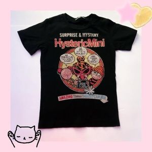 hysteric glamour baby tee ∩^ω^∩